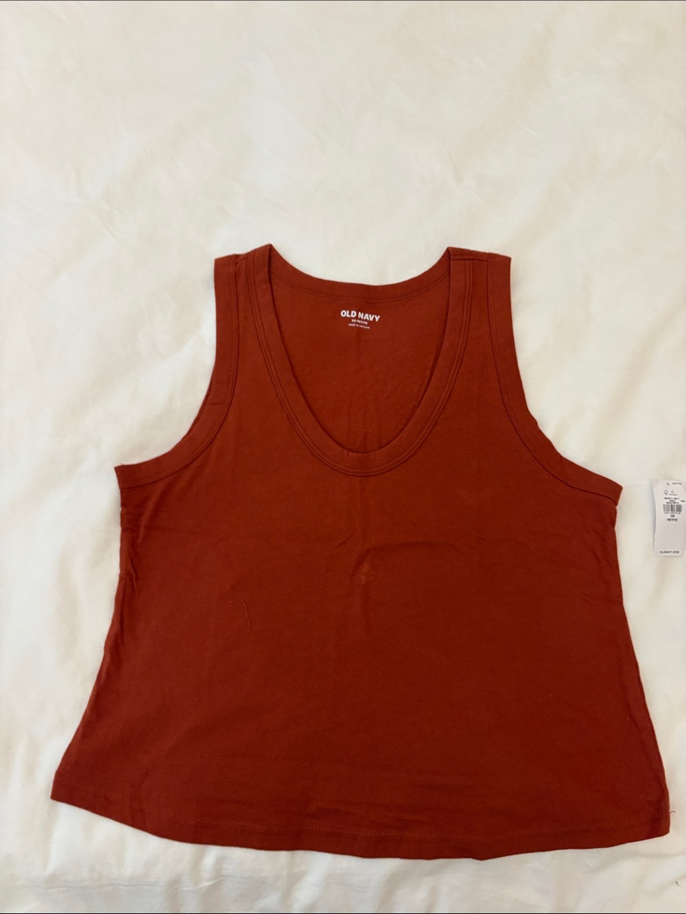 Old Navy Women's Burnt Orange Scoop Neck Tank